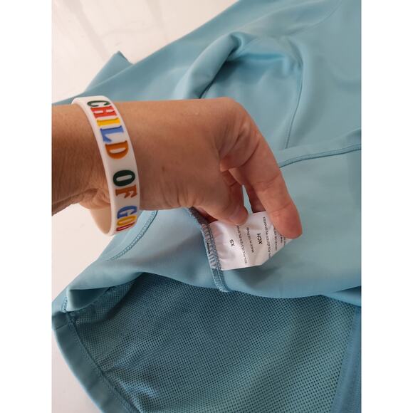 Layer 8 premium athletic jacket blue fit flare cut size XS Athleisure comfort - Picture 5 of 8